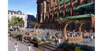 Une installation immersive La forêt habillera la place du Château cet été 2025