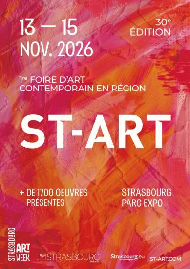 ST-ART Strasbourg 2026 : foire d'art contemporain du 12 au 15 novembre 2026