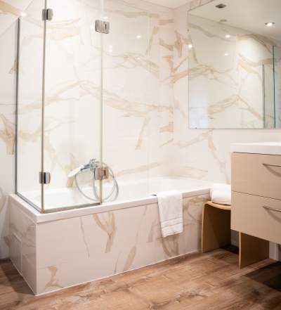 salle de bain triple
