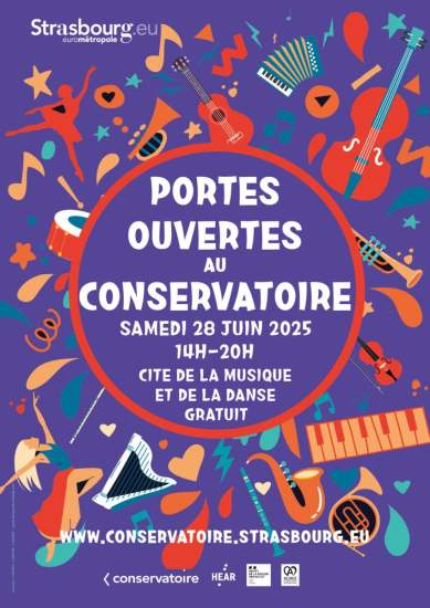 Portes ouvertes au Conservatoire de Strasbourg le 28 juin 2025